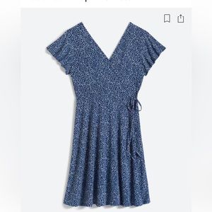 Kaileigh Kaela Faux Wrap Knit Dress